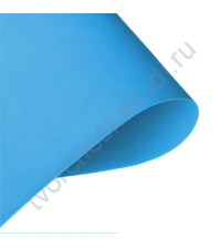 Кожзам переплетный на полиуретановой основе плотность 230 гр/м2, 50х70 см, цвет F003 - лазурный