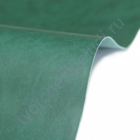 Кожзам переплетный на полиуретановой основе плотность 230 гр/м2, 50х70 см, цвет 4720-темно-зеленый