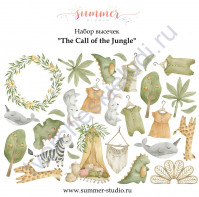 Набор высечек из коллекции The Call of the Jungle, плотность 330 г/м2, 10 элементов