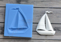 Форма силиконовая (молд) для полимерной глины, Детский кораблик