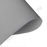 Кожзам переплетный на полиуретановой основе плотность 230 гр/м2, 50х70 см, цвет D519 светло-серый