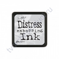 Мини-подушечка Distress mimi чернильная для эмбоссинга, размер 2.5х2.5 см, цвет прозрачный