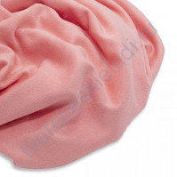 Искусственная замша двусторонняя, плотность 260 г/м2, размер 33х70 см (+/- 2см), цвет светло-розовый