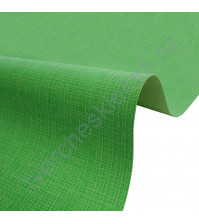 Кожзам переплетный с тиснением под холст на полиуретановой основе плотность 230 гр/м2, 50х35 см, цвет F349-зеленый
