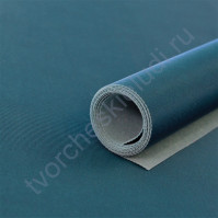 Кожзам переплетный с тиснением Джинса, плотность 255 гр/м2, 70х50 см, цвет петролевый синий