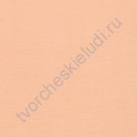 Кардсток текстурированный 30.5х30.5 см, плотность 216 гр/м, цвет Сочная дыня