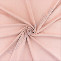 Искусственная замша двусторонняя, плотность 310 г/м2, размер 50х37 см (+/- 2см), цвет пудровый розовый