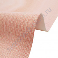 Кожзам переплетный с тиснением под холст на полиуретановой основе плотность 230 гр/м2, 50х70 см, цвет F342-розовый