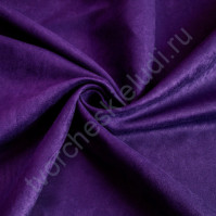Искусственная замша Suede, плотность 230 г/м2, размер 50х70см (+/- 2см), цвет фиолетовый
