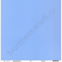Кардсток текстурированный 30.5х30.5 см, цвет Море, плотность 235 гр/м2