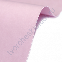 Кожзам переплетный на полиуретановой основе плотность 230 гр/м2, 50х70 см, цвет F141-розово-сиреневый