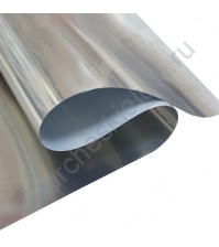 Термотрансферная пленка-фольга Foil, цвет зеркальное серебро, 25х25 см (+/- 1 см)
