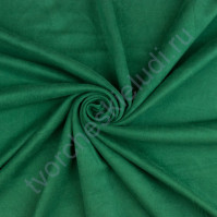 Искусственная замша двусторонняя, плотность 310 г/м2, размер 50х37 см (+/- 2см), цвет новогодний зеленый