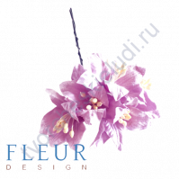 Цветы Лилии сиреневые, размер цветка 3.75 см, 5 шт