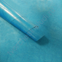 Кожзам переплетный глянцевый Шевро, плотность 255 гр/м2, 70х50 см, цвет глубокий бирюзовый