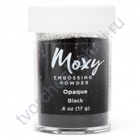 Пудра для эмбоссинга Moxy Opaque, 17 гр, цвет Black (черный)