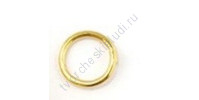 Металлическое соединительное кольцо, 10 шт., 5 мм, золото