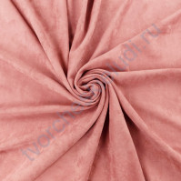 Искусственная замша двусторонняя, плотность 310 г/м2, размер 50х75 см (+/- 2см), цвет пыльный розовый