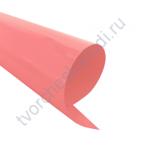 Термотрансферная пленка, цвет розовый леденец,матовый, 25х25см, SC101016