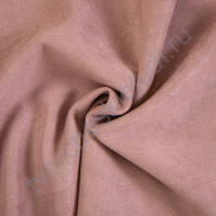 Искусственная замша Suede, плотность 230 г/м2, размер 35х50см (+/- 2см), цвет пыльный розовый