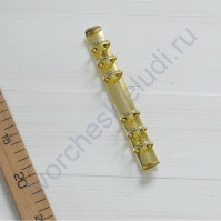 Кольцевой механизм на 6 колец c 2-мя винтами, 20 мм, формат А6, цвет золото