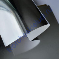 Картон дизайнерский односторонний металлизированный Splendorlux Mirror ARGENTO 320 гр, размер 20х30 см, цвет зеркальное серебро