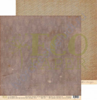 Бумага для скрапбукинга двусторонняя 30.5х30.5 см, 250 гр/м, коллекция Старые письма, лист Старые обои