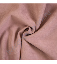 Искусственная замша двусторонняя, плотность 310 г/м2, размер 50х35 см (+/- 2см), цвет винтажный розовый